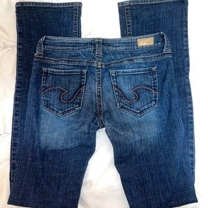 Refuge dark wash bootcut jeans